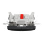 Кнопочный двухклавишный выключатель Черный 73х73х37mm ABS-UV [SDD114118] Sedna Design & Elements Schneider Electric