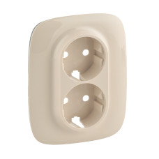 Накладка 2х2к+З розетки Valena Allure слоновая кость [754956] Legrand
