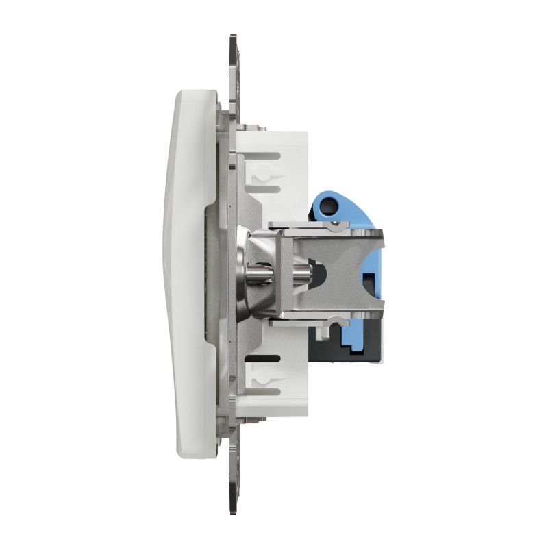 Компьютерная розетка RJ45 CAT6 UTP Белый 73х73х35mm ABS-UV [SDD111461] Sedna Design & Elements Schneider Electric