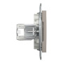Розетка компьютерная RJ45 UTP кат.5Е Asfora бронза ABS [EPH4300169] Шнейдер Электрик
