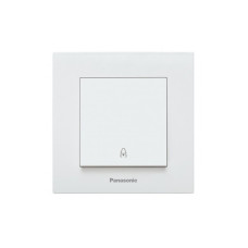 Кнопка звонка Karre Plus 55 с рамкой ABS белый [WDTC90192WH-UA1] Panasonic