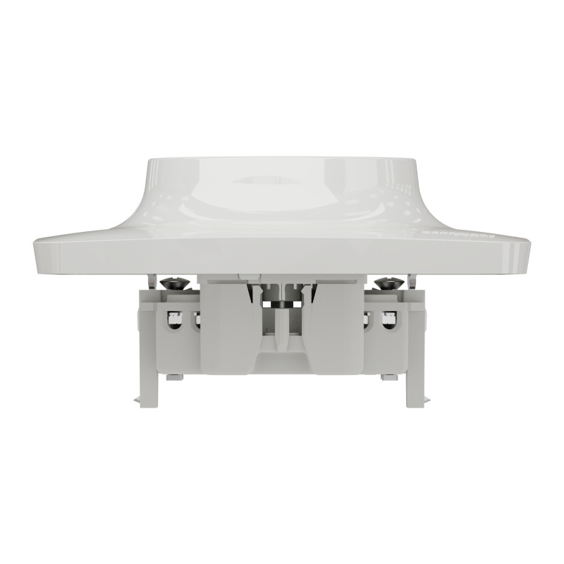 Розетка двойная со шторками белый 83х83х42mm ABS [NU206318] Unica New Schneider Electric