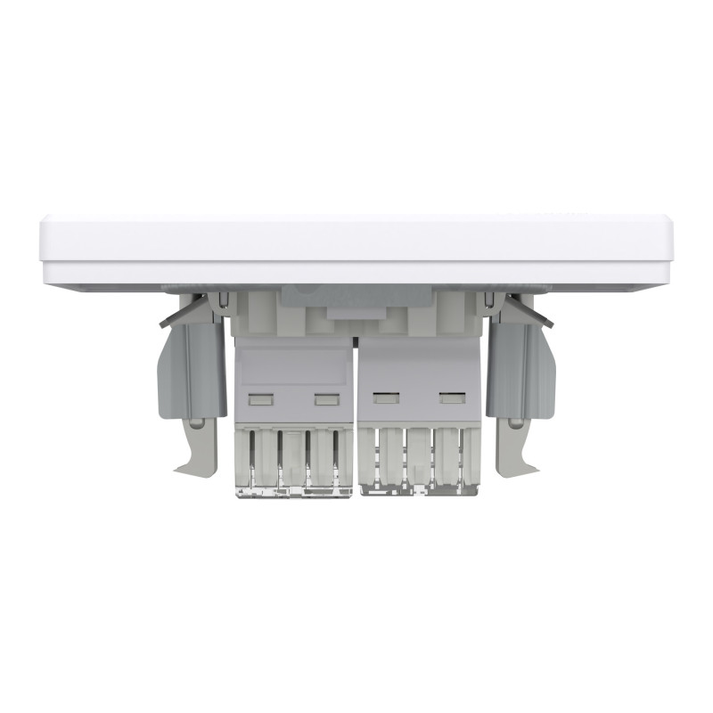 Розетка комп'ютерна з рамкою RJ45 кат.5Е Asfora біла ABS [EPH4900121] Шнейдер Електрік