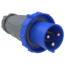 Вилка переносна сси-033 63А-6ч/200-250В 2Р+ре ip67 Magnum, іек [psn01-063-3]