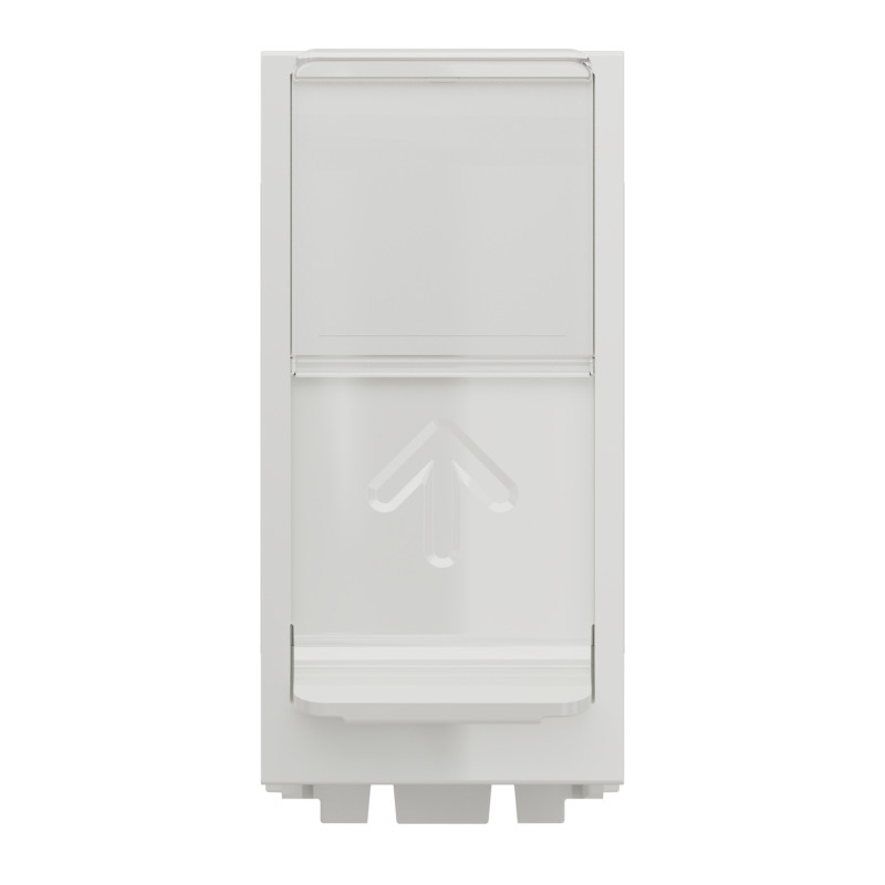 Розетки компьютерные RJ45 Белый 45х22.5х40.5mm ABS-UV [NU344818] Unica New Schneider Electric