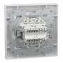 Розетка комп'ютерна з рамкою RJ45 кат.5Е Asfora біла ABS [EPH4900121] Шнейдер Електрік