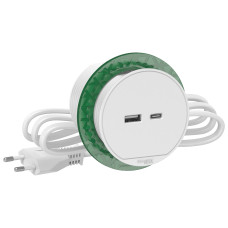 Блок розеток USB тип А+С белый [INS44008] Unica System+ Шнейдер Электрик