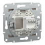 Розетка компьютерная RJ45 UTP кат.5Е Asfora бронза ABS [EPH4300169] Шнейдер Электрик