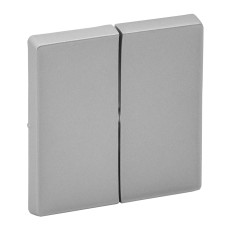 Клавиша двухклавишного выключателя Valena Life алюминий [755022] Legrand