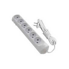 Удлинитель 5м 6 гнезд без заземления белый [NX500605] Neomax