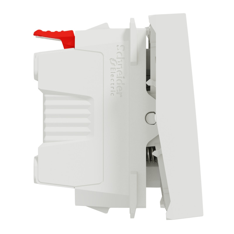 Выключатель 10А Белый 45х45х34.25mm ABS-UV [NU320618C] Unica New Schneider Electric