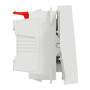 Выключатель 10А Белый 45х45х34.25mm ABS-UV [NU320618C] Unica New Schneider Electric