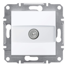TV Розетка конечная ASFORA 71x71x38mm белый [EPH3270121] Schneider Electric