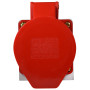Силовая розетка 3P+N+PE 32А 400В стационарная IP44 красная [A0080040006] ГC (125) АСКО