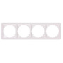 Рамка 4-постова 294х81х9,5мм біла [ins0040057] E.NEXT e.lux.10084L.4.fr.white