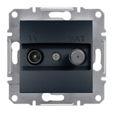 TV-SAT розетка конечная Asfora антрацит ABS [EPH3400171] Шнейдер Электрик