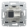 Розетка комп'ютерна RJ45 STP кат.5Е Asfora чорна ABS [EPH5000171] Шнейдер Електрік