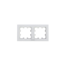 Рамка двухместная горизонтальная Karre Plus 55 ABS белая [WDTF08022WH-UA1] Panasonic