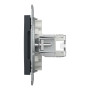 Розетка комп'ютерна RJ45 UTP кат.5Е Asfora чорна ABS [EPH4300171] Шнейдер Електрік