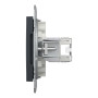 Розетка комп'ютерна RJ45 STP кат.5Е Asfora чорна ABS [EPH5000171] Шнейдер Електрік
