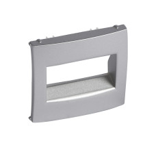 Лицевая панель розетки Rj45 Valena алюминий [770255] Legrand