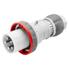 Силовая вилка 3P+N+E 63А 400В переносная IP67 красная [GW61053H] IEC 309 HP GEWISS