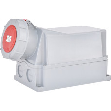 Силовая розетка 3P+N+PE 125А 400В стационарная IP67 красная [4482049] EZH-12553 ETI