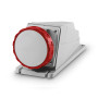 Силовая розетка 3P+PE 63А 400В стационарная IP67 [DIS5156356] Quadro ДКС