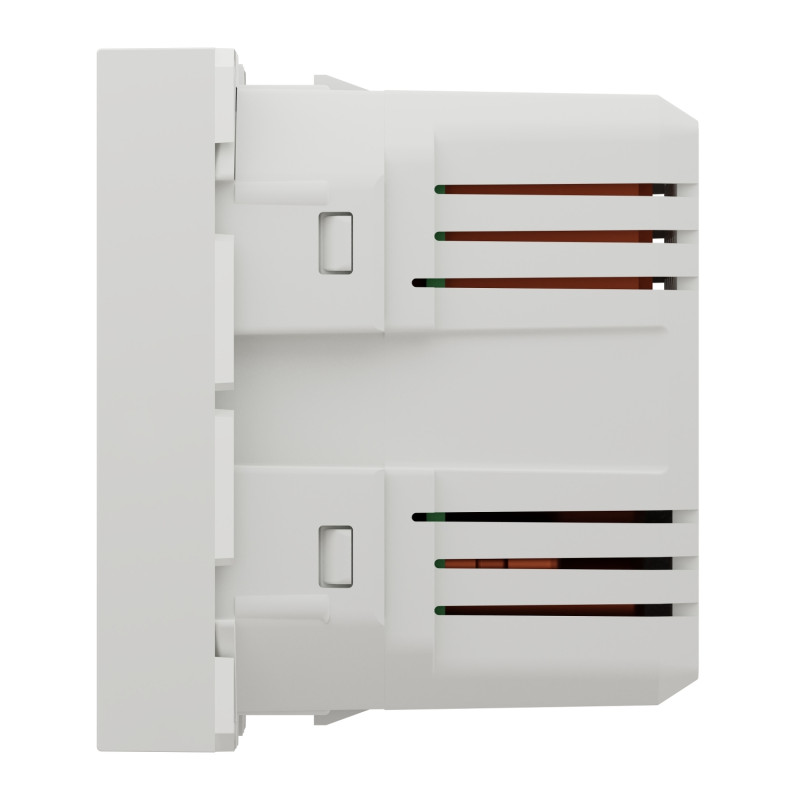 Розетка USB подвійна 2.1А 2 модулі біла [NU341818] PC Unica New Шнейдер Електрік