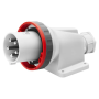 Силовая вилка 3P+N+E 63А 400В стационарная IP67 красная [GW61453] IEC 309 HP GEWISS