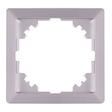 Рамка 1-постовая 81х81х9,5мм алюминий [ins0040089] E.NEXT e.lux.10024L.1.fr.aluminium