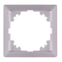Рамка 1-постовая 81х81х9,5мм алюминий [ins0040089] E.NEXT e.lux.10024L.1.fr.aluminium