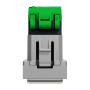 Розетки компьютерные RJ45 Алюминий 45х22.5х40.5mm ABS-UV [NU344830] Unica New Schneider Electric