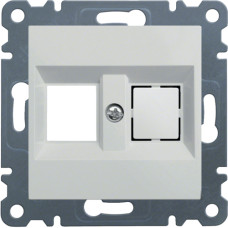 Панель двойная для RJ12/RJ45 белый [WL2320] Lumina Hager
