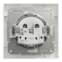 Розетка без заземлення Asfora біла ABS [EPH3000121] Шнейдер Електрік