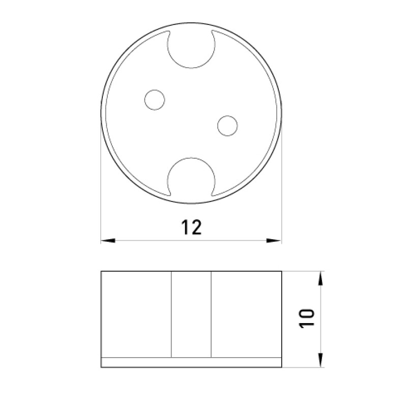 Патрон G5,3 довжина проводу 12 см. 16х26mm керамічний [s9100012] e.lamp socket.G5,3.12cm E.NEXT