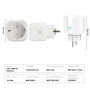 Smart WiFi розетка 20A 230В с таймером, мониторингом энергопотребления, поддержкой Smart Home черная [WiFi-20A-BL] Gamma