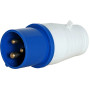 Силовая вилка 2P+PE 32А 230В переносная IP44 синяя [p011002] E.NEXT e.plug.pro.3.32