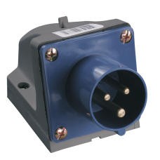 Вилка стаціонарна сси-513 2Р+ре 16А 200-250В ip44, іек [psr51-016-3]