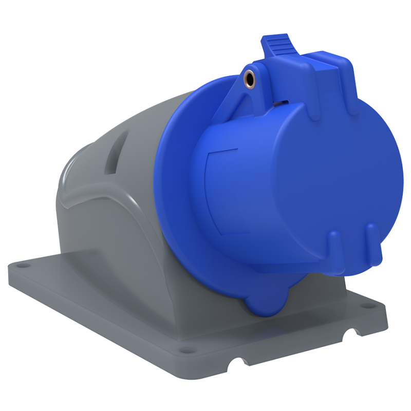 Розетка стаціонарна сси-113 16А-6ч/200-250В 2Р+ре ip44 Magnum, іек [psn11-016-3]