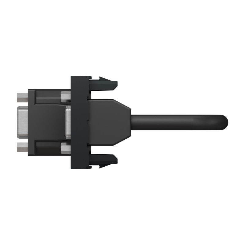 Розетка HD15 female (VGA) 1 модуль антрацит [NU343254] ABS-UV Unica New Шнейдер Электрик