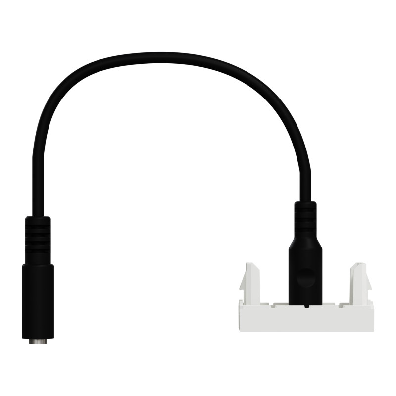 Розетка Minijack 1 модуль белая [NU343318] ABS-UV Unica New Шнейдер Электрик