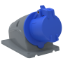 Розетка стаціонарна сси-113 16А-6ч/200-250В 2Р+ре ip44 Magnum, іек [psn11-016-3]