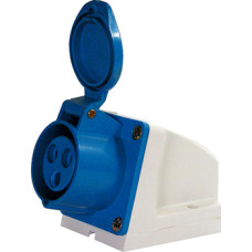 Силовая розетка 3P+PE 32А 380В стационарная IP44 синяя [p012005] E.NEXT e.socket.pro.4.32