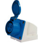 Силова розетка 3P+PE 32А 380В стаціонарна IP44 синя [p012005] E.NEXT e.socket.pro.4.32