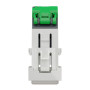 Розетка компьютерная RJ45 категория 5UTP 1 модуль белая [NU341018] ABS-UV Unica New Шнейдер Электрик