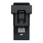 Розетки компьютерные RJ45 Черный 45х22.5х40.5mm ABS-UV [NU344854] Unica New Schneider Electric