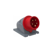 Силовая вилка 3P+N+PE 32А 400В стационарная IP44 красная [3642-220] E.NEXT