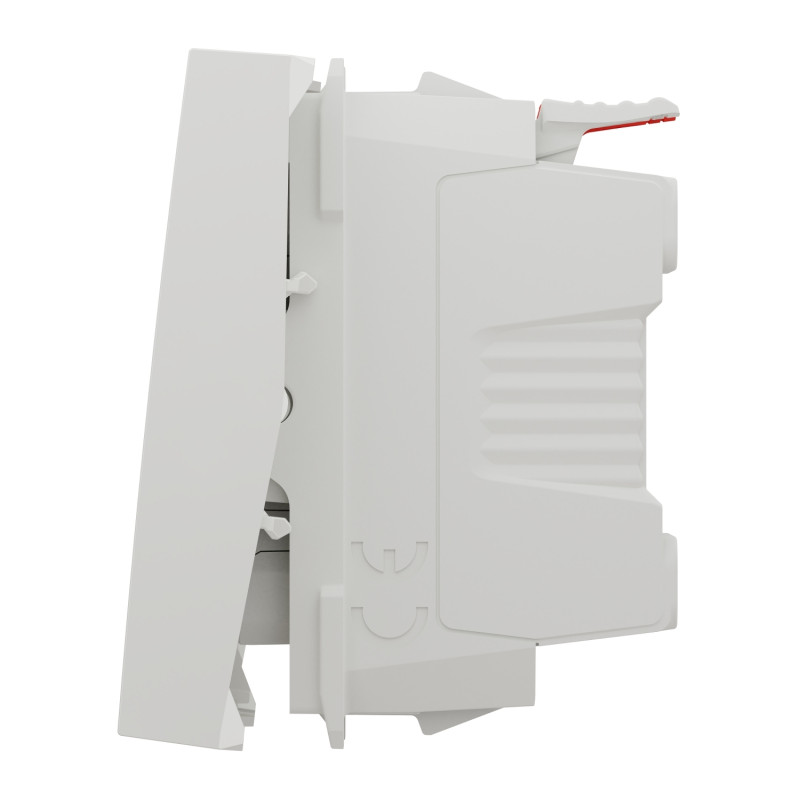 Вимикач 10А Білий 45х45х34.25mm ABS-UV [NU320618N] Unica New Schneider Electric