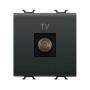 TV розетка кінцева Chorusmart чорна [GW12367] Gewiss